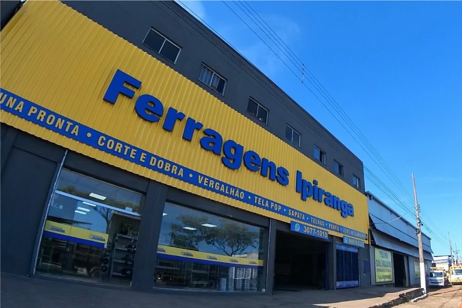 Fachada da loja Ferragens Ipiranga em Vila Velha ES