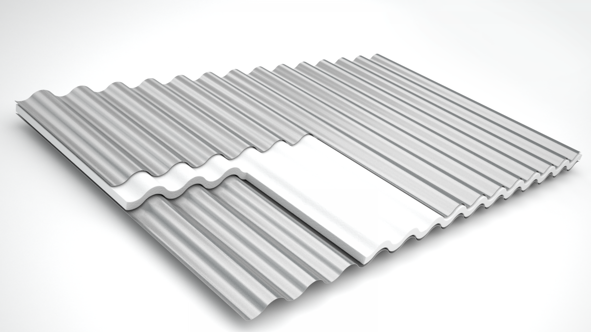 Telha ondulada EPS termoacústica - Ferragens Ipiranga